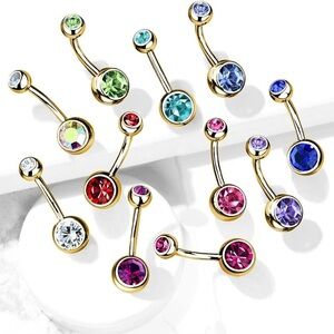 NWT Titanium Belly Ring – Navel Piercing Jewelry